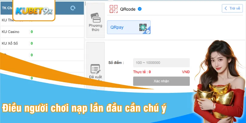 Điều người chơi nạp lần đầu cần chú ý