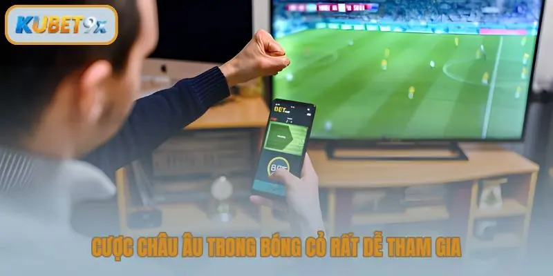 Cược Châu Âu trong bóng cỏ rất dễ tham gia