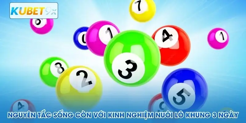 Nguyên tắc sống còn với kinh nghiệm nuôi lô khung 3 ngày